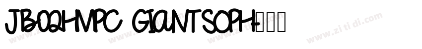 JB02HMPC GIANTSOPH字体转换